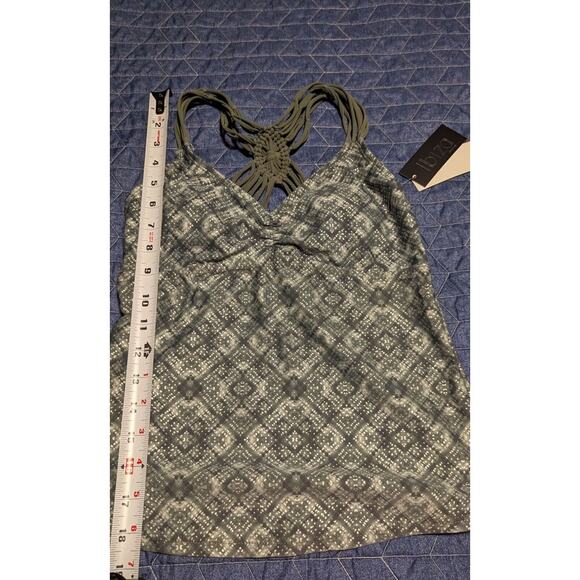 NEW Ibiza Swim Size S Tankini with Macrame Back Detail PADs included Green - Picture 9 of 9